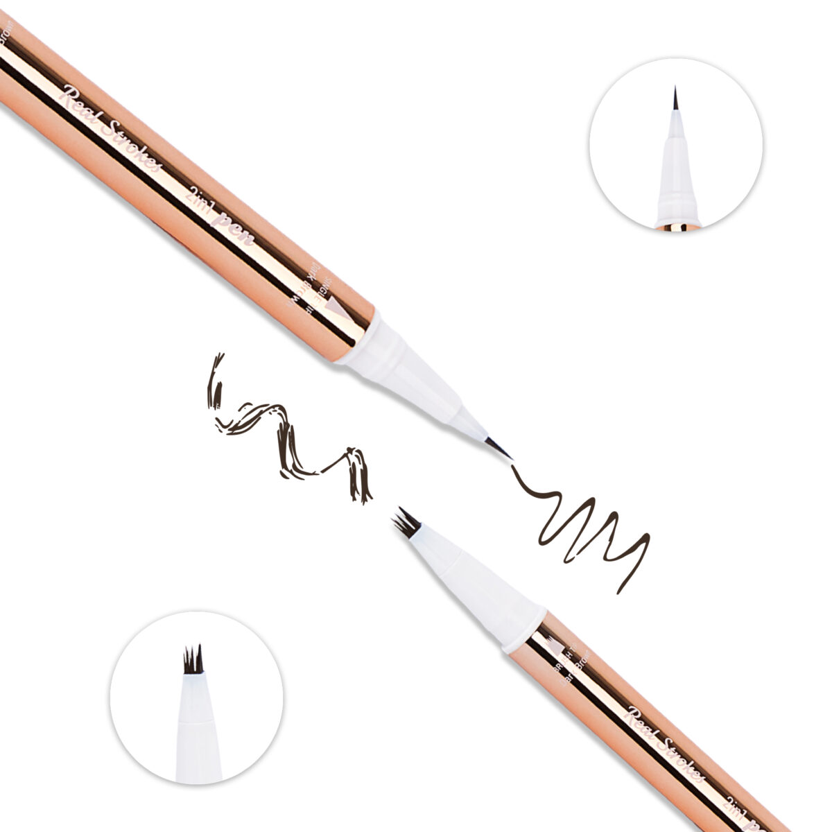 Real Strokes – Dual-Tip Brow Pen - Image 2