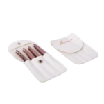 White Leather Tweezers Set - Image 2